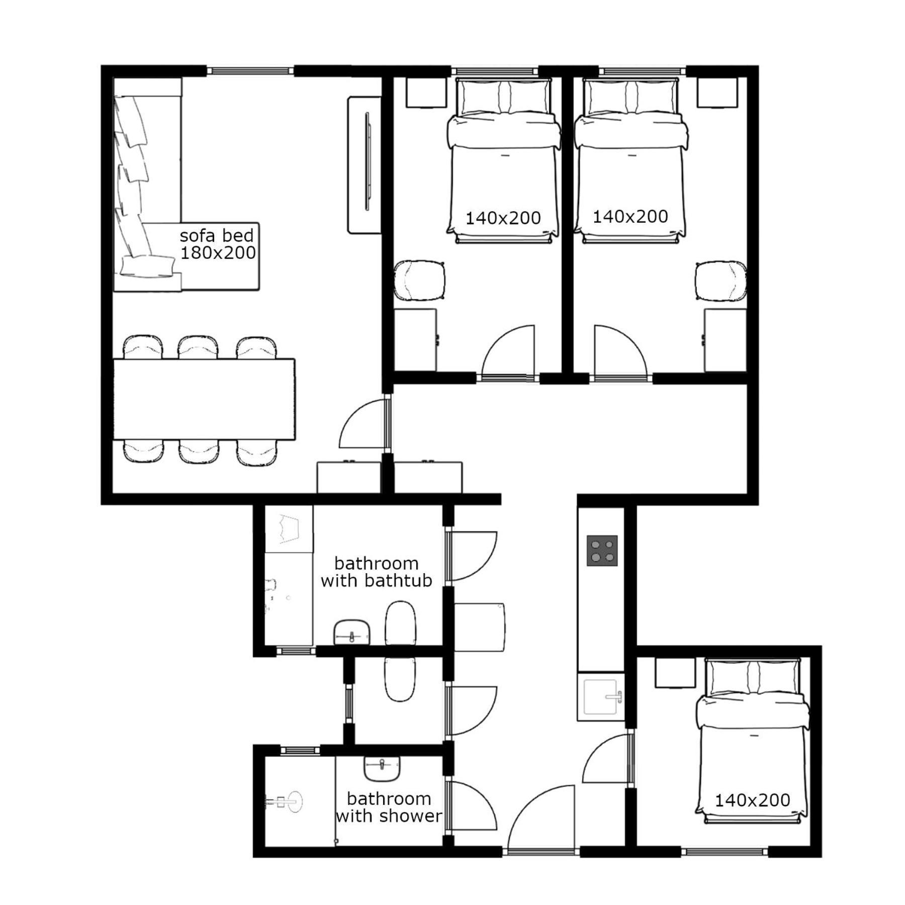 Joseph Boulevard Apartment - 3Bdr, 2Bath, 8Ppl Budapest Exterior foto